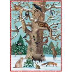 Advent Calendar "Animals In The Snow"