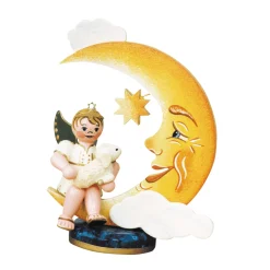 Angel On Moon With Sheep