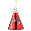 Angel With Mistletoe, 9Cm