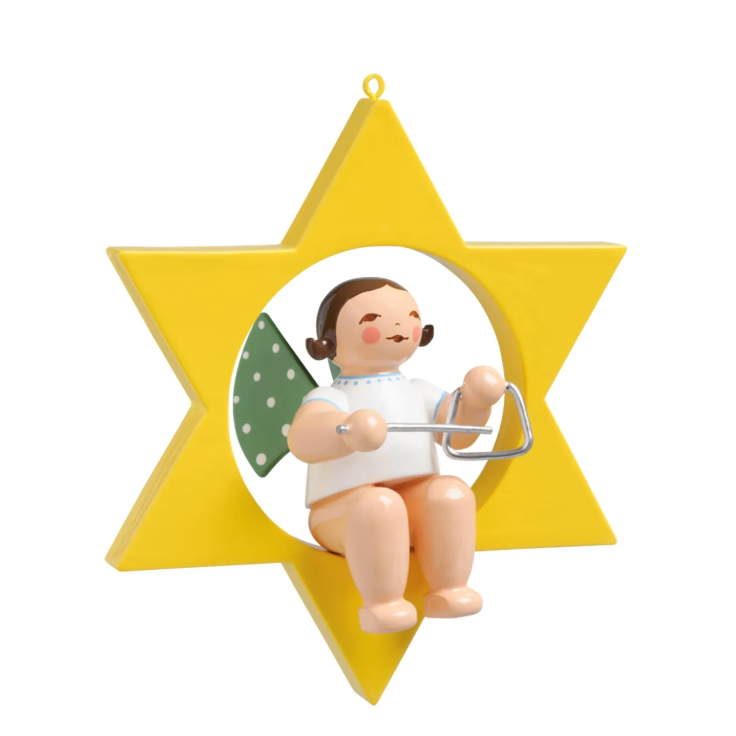 Angel With Triangle, In Star