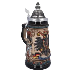 Beer Stein With Tin Lid