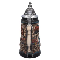 Beer Stein With Tin Lid