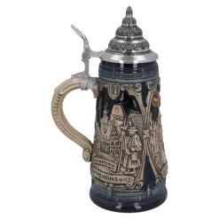 Beer Stein With Tin Lid 
