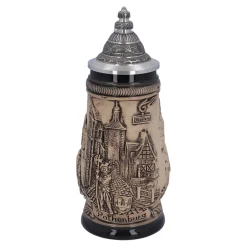 Beer Stein With Tin Lid "Rothenburg", 0.25L