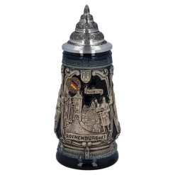 Beer Stein With Tin Lid "Rothenburg With Knight", 0.25L