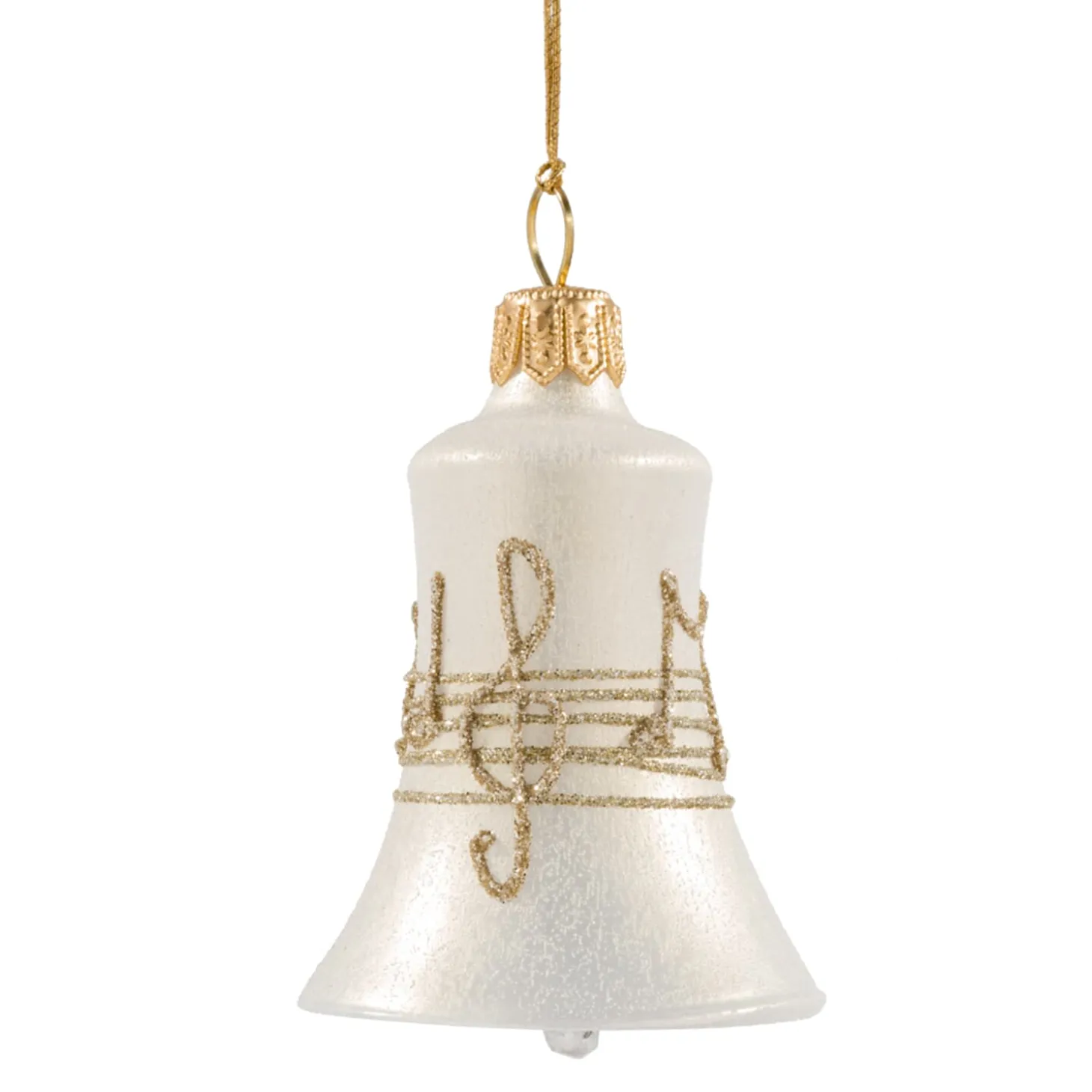 Bell Creme Colored With Musical Notes