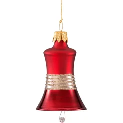 Belll Dark Red Matt/Varnish With Glitter Ribbon