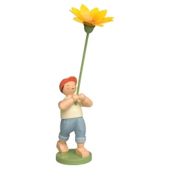 Boy With Gazania
