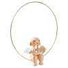 Christmas Tree Angel In Ring With Cymbals