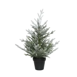 Christmas Tree In A Pot, Snowy, 29.53 Inch