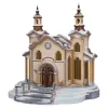 Citychurch In Winter (With Music Box And Lighting)