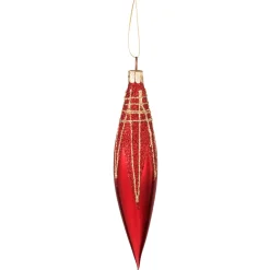 Cone Red With Glitter Roof