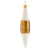 Cone White Matt With Copper Ribbon