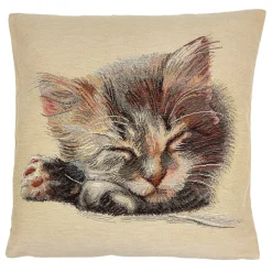 Cushion Cover "Sleeping Kitten"