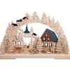 3-D Schwibbogen "Lumberjack House", 230V With Usb A Port