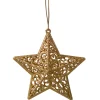 3-D Star With Glitter, Gold