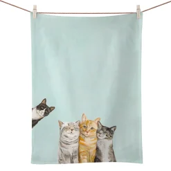 Dishtowel "Cat Friends"