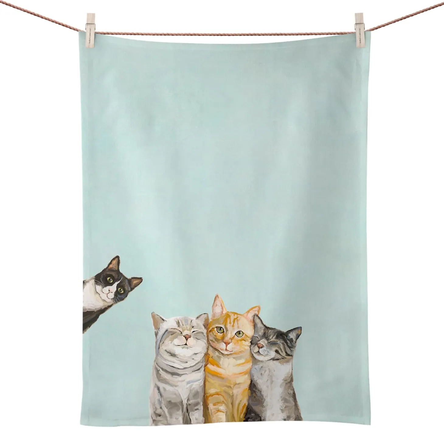 Dishtowel "Cat Friends"