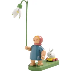 Girl With Snowdrop