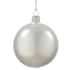 Glass Bauble White, 7 Cm