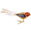 Glass Bird Gold-Red-Purple