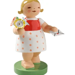 Goodwill Girl With Letter And Flower