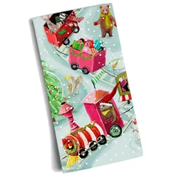 Holiday - Animal Train Tea Towel