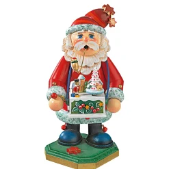 Holzknoddl "Santa With Music Box", Incense Smoker