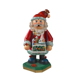 Holzknoddl "Santa With Music Box", Incense Smoker