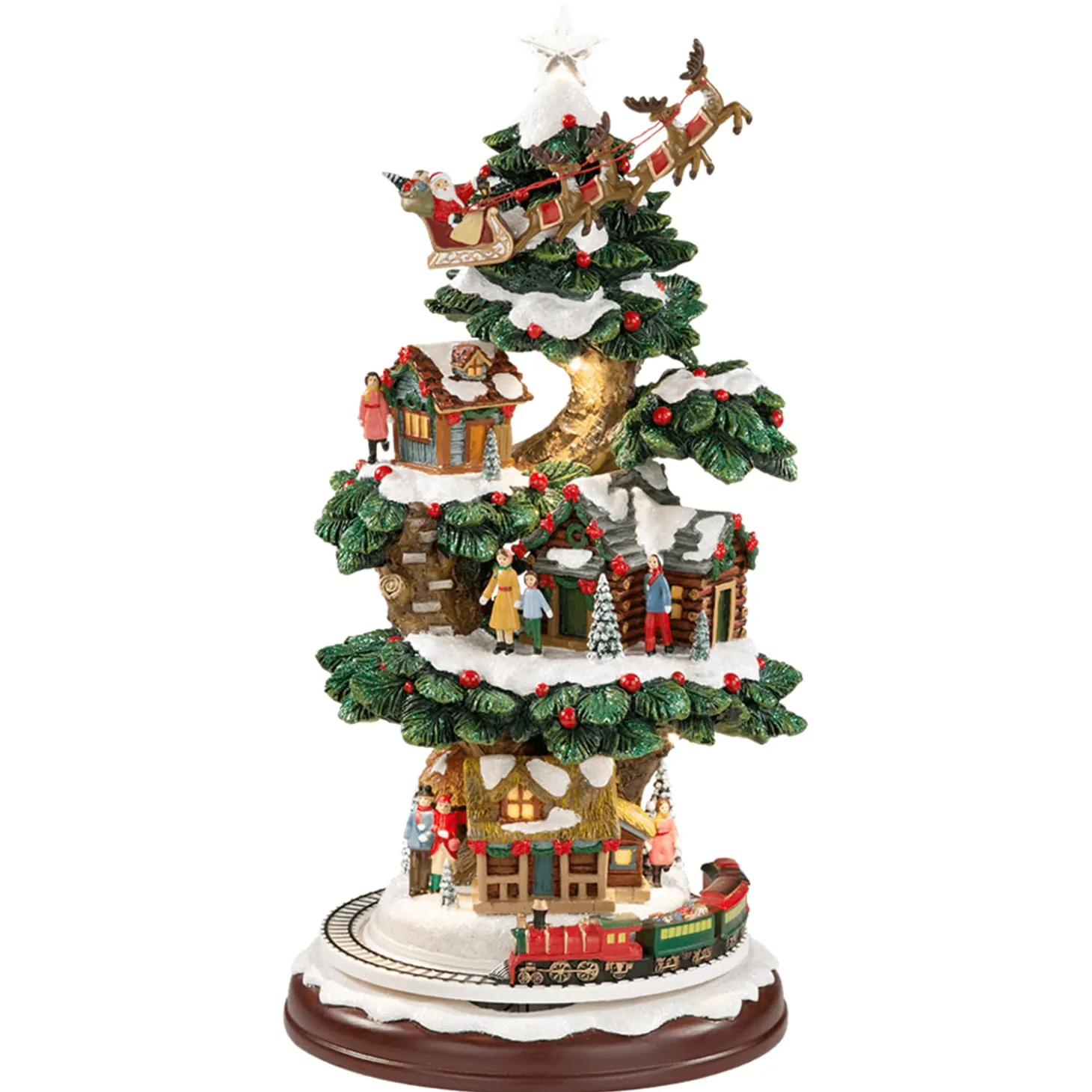 Hustle And Bustle Around The Christmas Tree