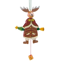 Jumping Jack Christmas Moose
