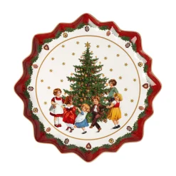 Leaf Bowl "Birl And Flower, For Decoration With Candy