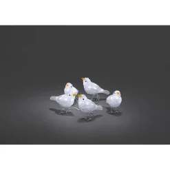 Led Acryl Birds 5 Pieces