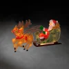 Led Window Picture "Santa Claus In The Sledge"