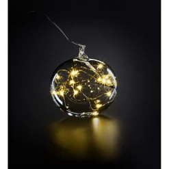 Lumix Led Light Bauble Clear, 3.2Inch (8Cm)