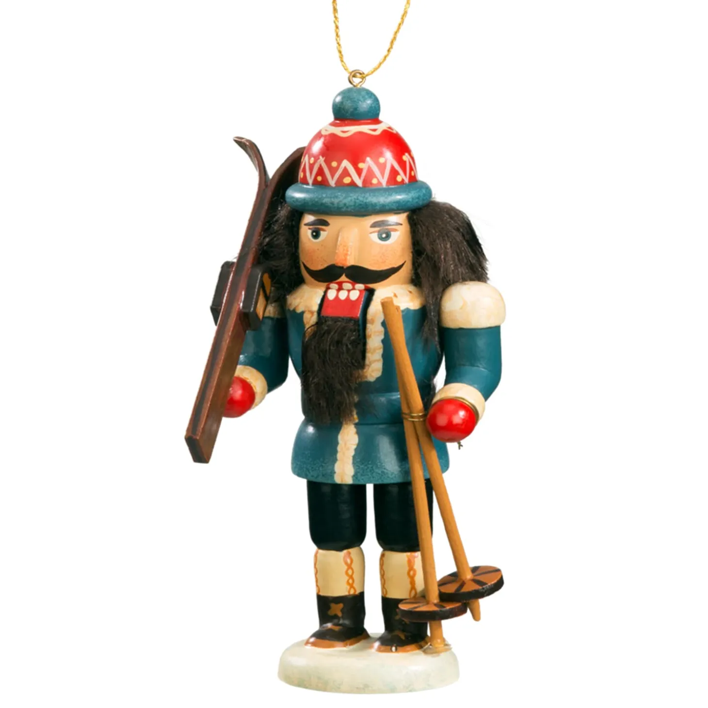 Miniknackl "Skier", 3.7 Inch