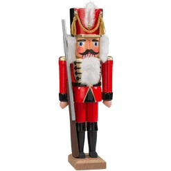 Nutcracker "Hussar" Red, 14.2 Inch