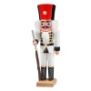 Nutcracker, "Hussar" White, 11.4 Inch