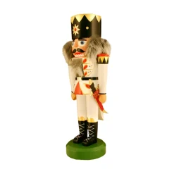 Nutcracker "King" White, 12.6 Inch