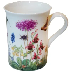 Porcelain Mug "Flower Meadow With Orchids"