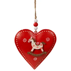 Red Heart With Rocking Horse