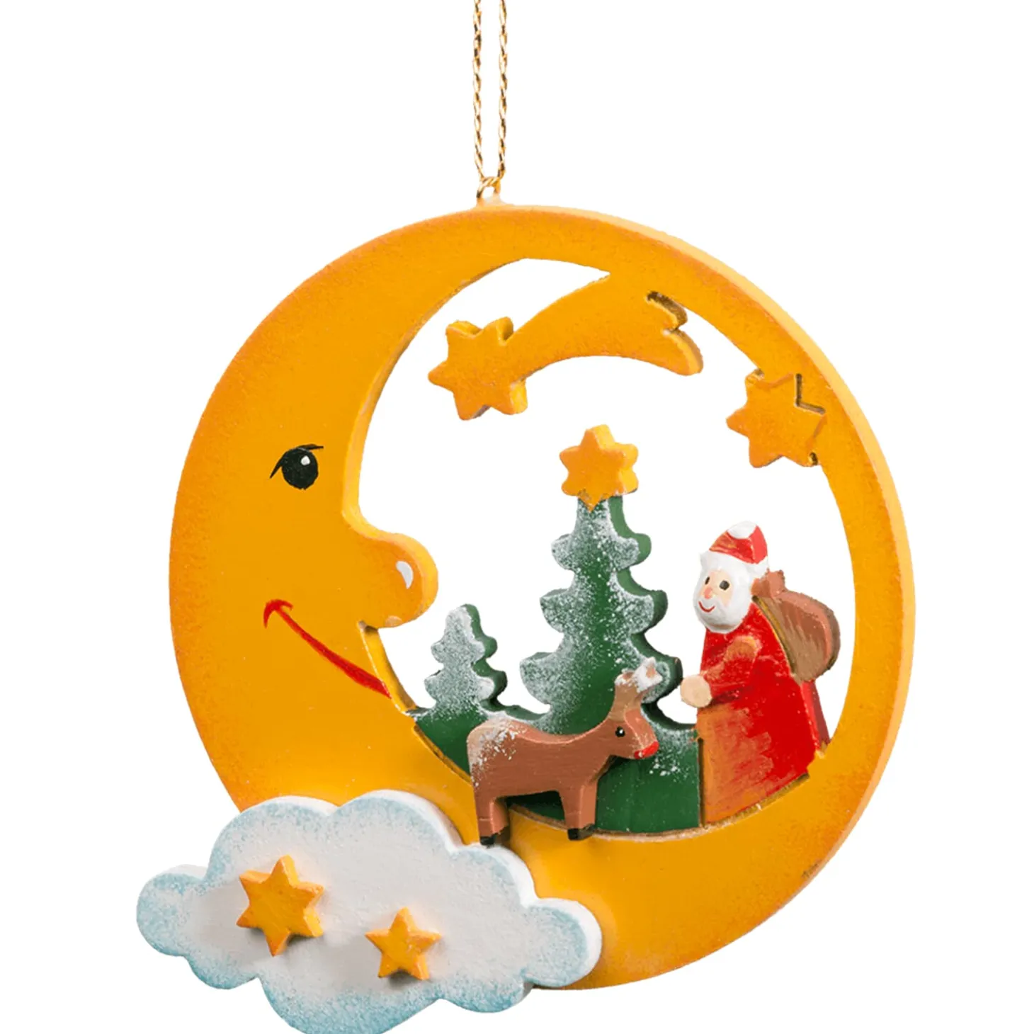 Santa In The Moonlight