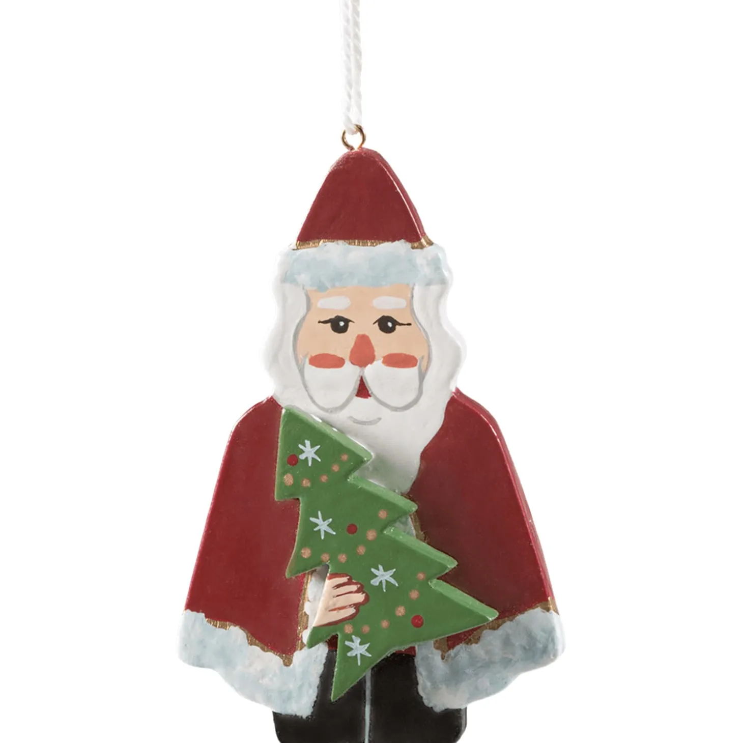 Santa With Christmas Tree