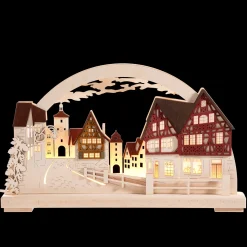 Schwibbogen "Rothenburg Plonlein" 115V With Usb A Port