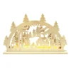 Schwibbogen "Small Forest House", 230V With Usb A Port