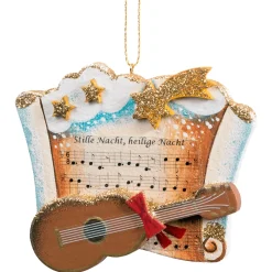 Sheet Of Music With Guitar, Special Edition "Silent Night"