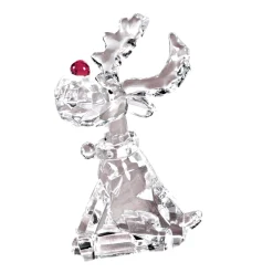 Sitting Reindeer With A Red Nose