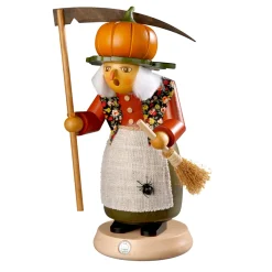 Smoker Halloween Witch With Pumpkin