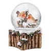 Snow Globe "Robin Couple"