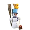 Snowman With Bird